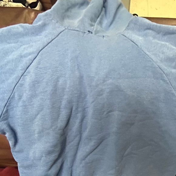 Vintage thermal lined sweatshirt W/ hoodie (Classic 1970's Workout/boxer style) - Picture 7 of 10